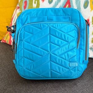 Lug Women's Vibrant Blue Turquoise Crossbody Bag new Ranger